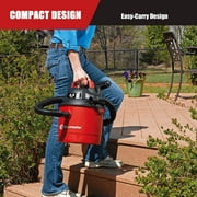 Vacmaster Portable Wet Dry Shop Vacuum, 2.5 Gallon, 2 Peak HP, 1-1/4 Inch Hose