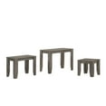 thumbnail image 1 of Furniture of America Alexa Transitional Wood 3-Piece Table de Nidification en Taupe, 1 of 3