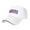 White, variant on Mount Union Purple Casual Sandwich Baseball Cap Adjustable For Men For Women