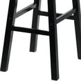 thumbnail image 6 of PJ Wood Classic Saddle-Seat 29" Kitchen Counter Stools, Black (8 Pack), 6 of 12
