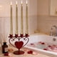thumbnail image 4 of Velas Roscadas Galvanizadas Con Parafina 4 velas roscadas doradas, 4 velas de cera de poste largo para decoración romántica de bodas y restaurantes (doradas) JASKFLY, 4 of 9