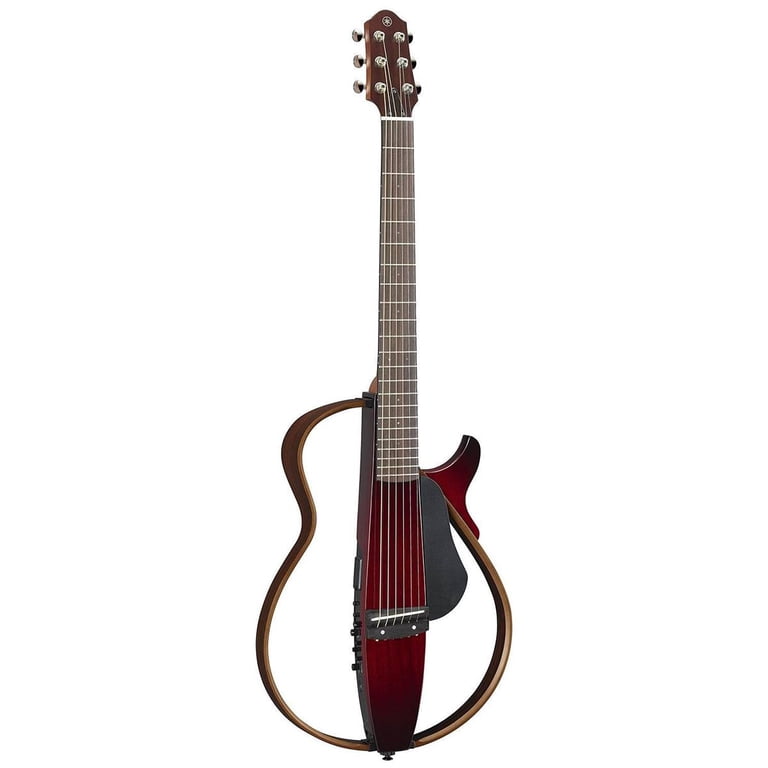 Yamaha SLG200S Steel String Silent Guitar (Crimson Red Burst