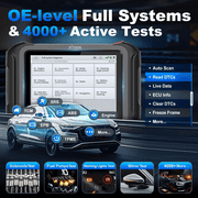 XTOOL D9S Pro Wireless Automotive Diagnostic Scanner, Bi Directional Scan Tool, Full System Diagnostic Tool with KC501 KS-1 Key Pr0gramming Tool, Topology Map, 45 Services