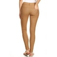 thumbnail image 3 of Women's Cotton Blend Full Length Jeggings Stretchy Skinny Pants Jeans Leggings, 3 of 3