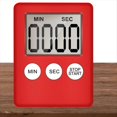 thumbnail image 3 of Digital Kitchen Timer, Timer, Egg Timer, Suitable for Work, Sports Timer, Game, Cooking Timer, 2 Pack Red,2 x timer,Red, 3 of 6