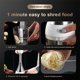 thumbnail image 3 of Cateissary Triturador de ajo Manual, reemplazo portátil, antideslizante, hogar, cocina, restaurante, molinillo de carne de jengibre, accesorios Cocina y Comedor, 3 of 6