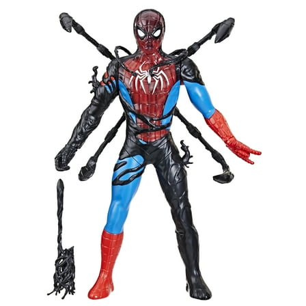 Marvel Spider-Man VenomVersus Spider-Man Liquid Shifter Figure with Accessories, 11”, Ages 4 