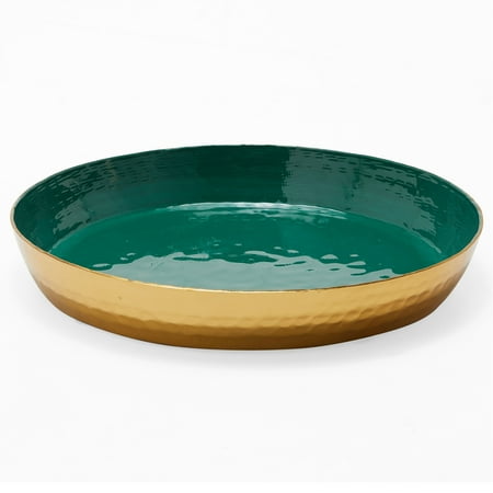 - MoDRN Glam Green Decorative Tray