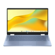 HP Chromebook x360 14 inch FHD IPS Touch 2-in-1 Laptop Intel Processor N100 4GB RAM 64GB eMMC - Sky Blue