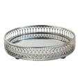 thumbnail image 4 of Esquirla Elegant Mirrored Decorative Tray, Mirror Tray, Tray, Jewelry Trinket Tray for Dressing Table, Dresser Decoration Round S, 4 of 8