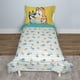 thumbnail image 2 of Juego de ropa de cama para niños pequeños Bluey, sábana de 4 piezas, azul, 2 of 6