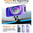 thumbnail image 5 of Entronix Heavy Duty Case For iPhone 12, 12 Pro, Translucent Matte Back, Magnetic Sturdy Case, Purple, 5 of 5