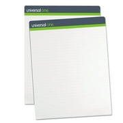 Universal Renewable Resource Sugarcane Based Easel Pads, 27" x 34", White, 50 Sheets, 2 Per Carton