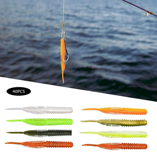 Screw Straight Tail Lure Bait, 100mm Transparent Corrosion-Resistant  Simulation Lure Bait, For Fishing Enthusiasts Angler Wild Fishing Sea  Fishing 