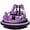 BB-Purple, variant on Track Seven 12V Bumper Car for Toddlers, Kids Electric Bumper Car with Remote Control, LED Lights, Bluetooth, 360°Spin, Ride on Toy Car for Boys Girls Aged 2+, Purple