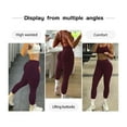 thumbnail image 6 of Women Scrunch Butt Lifting Leggings Workout Gym High Waisted Seamless Tummy Control Impact Booty Yoga Pants, 6 of 6