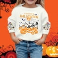 thumbnail image 2 of NordicNest Girls Casual Halloween Print Pullover Hoodie Soft Comfortable Kids Sweatshirt Stylish Cute Fall Outfit For Toddler And Youth Baby Boy Jackets 12-18 Months, 2 of 4