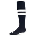 thumbnail image 5 of MeMoi Fuzzy Stripe Cotton Blend Knee High Socks - Girls - Female, 6, Black, 5 of 6