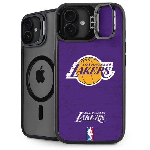 Skinit NBA Los Angeles Lakers Purple Primary Logo iPhone 16 Kickstand Case