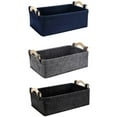 thumbnail image 3 of Felt Storage Basket for Home Organization, Washable and Sturdy, 3 of 6