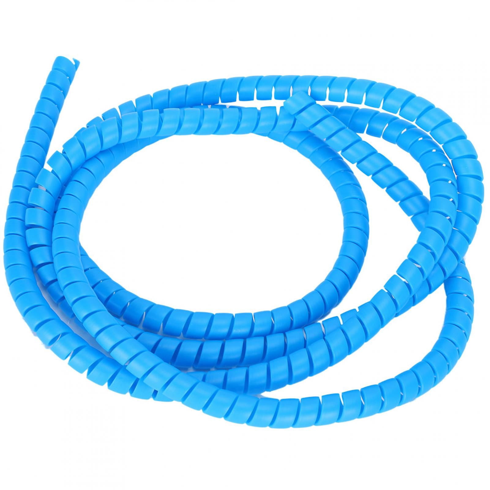 Protecteur De Câble En Spirale Anti-morsure - 180 Cm, Bleu, Pour Chats, Chiens, Lapins