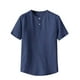thumbnail image 1 of pstuiky camisetas de hombre, Camisas casuales de verano para hombre, de color liso, ajustadas, de manga corta y cuello redondo camisas casuales para hombre xxxxl, 1 of 4