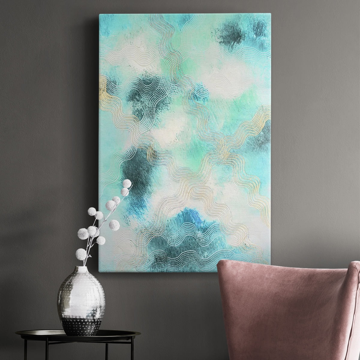 Blue Shift I Premium Gallery Wrapped Canvas - Ready to Hang