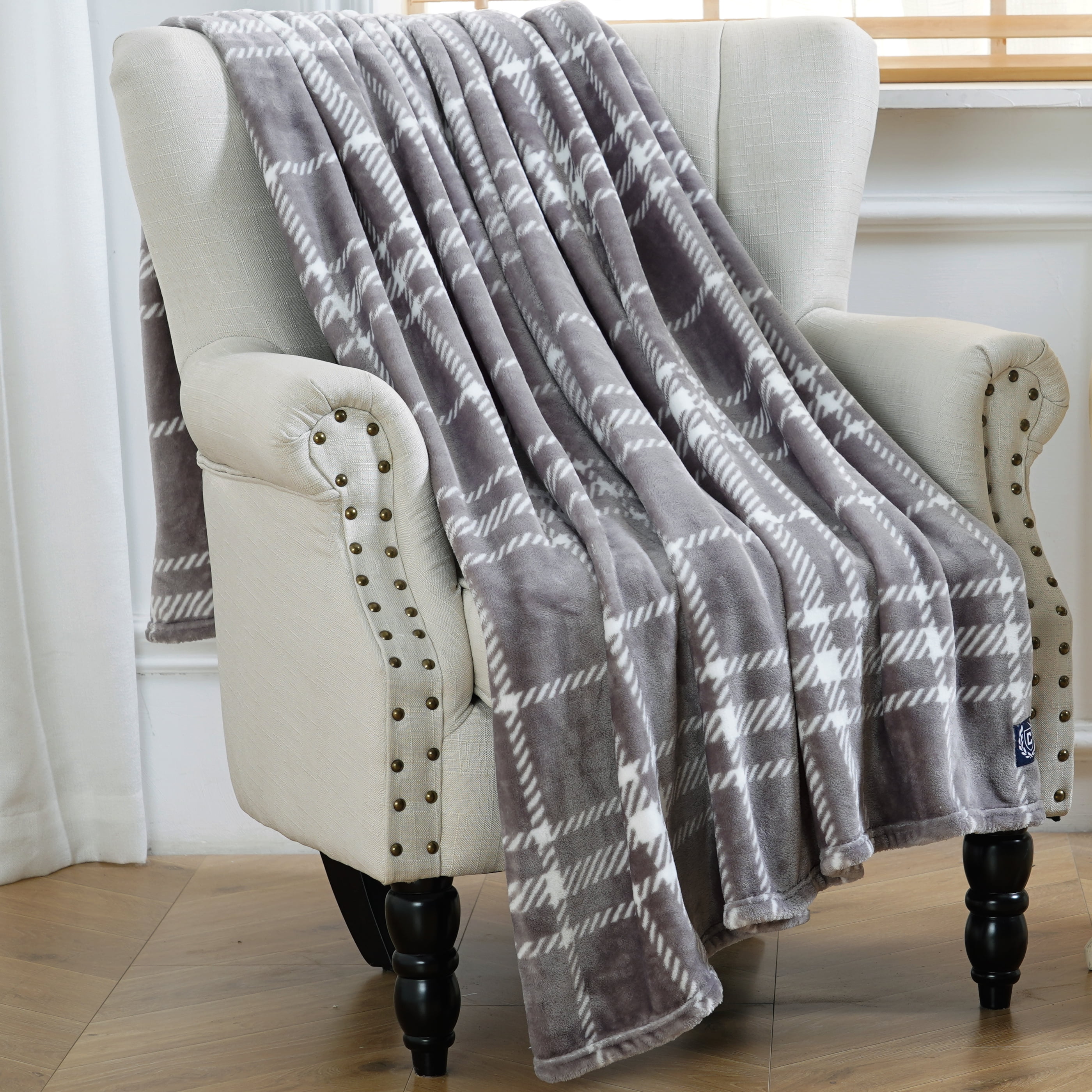 Soft Plaid Throw Blanket Fuzzy Flannel 50 x 70 Liberia Ubuy