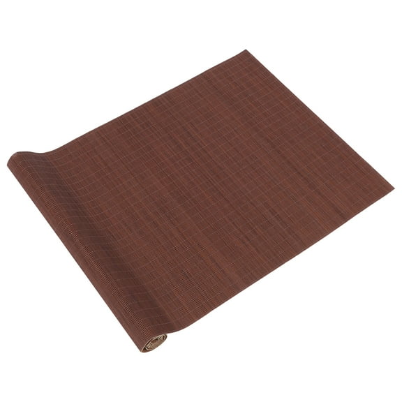 REOFLYUP Table Runner Waterproof Coffee Bamboo 1Set Natural Style