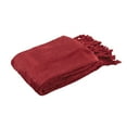 thumbnail image 4 of Home Soft Things Christmas Braided Throw - Chili Pepper - 50" x 60", 4 of 4