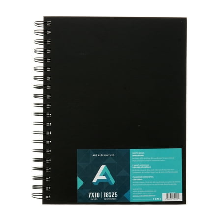 UPC: 0082435751191 | Art Alternatives Spiral-Bound Sketch Book  7  x 10