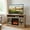 Natural, variant on YYAo TV Stand, Television Console Table,Entertainment Center,48 Inch Electric Fireplace TV Stand with Cabinets for TVs Up to 50 Inch-White
