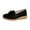 Black, variant on Fesfesfes Loafers Women Round Toe Shoes Slip-On Comfort Fashion Comfortable For Walking Flat Shoes 37(6)
