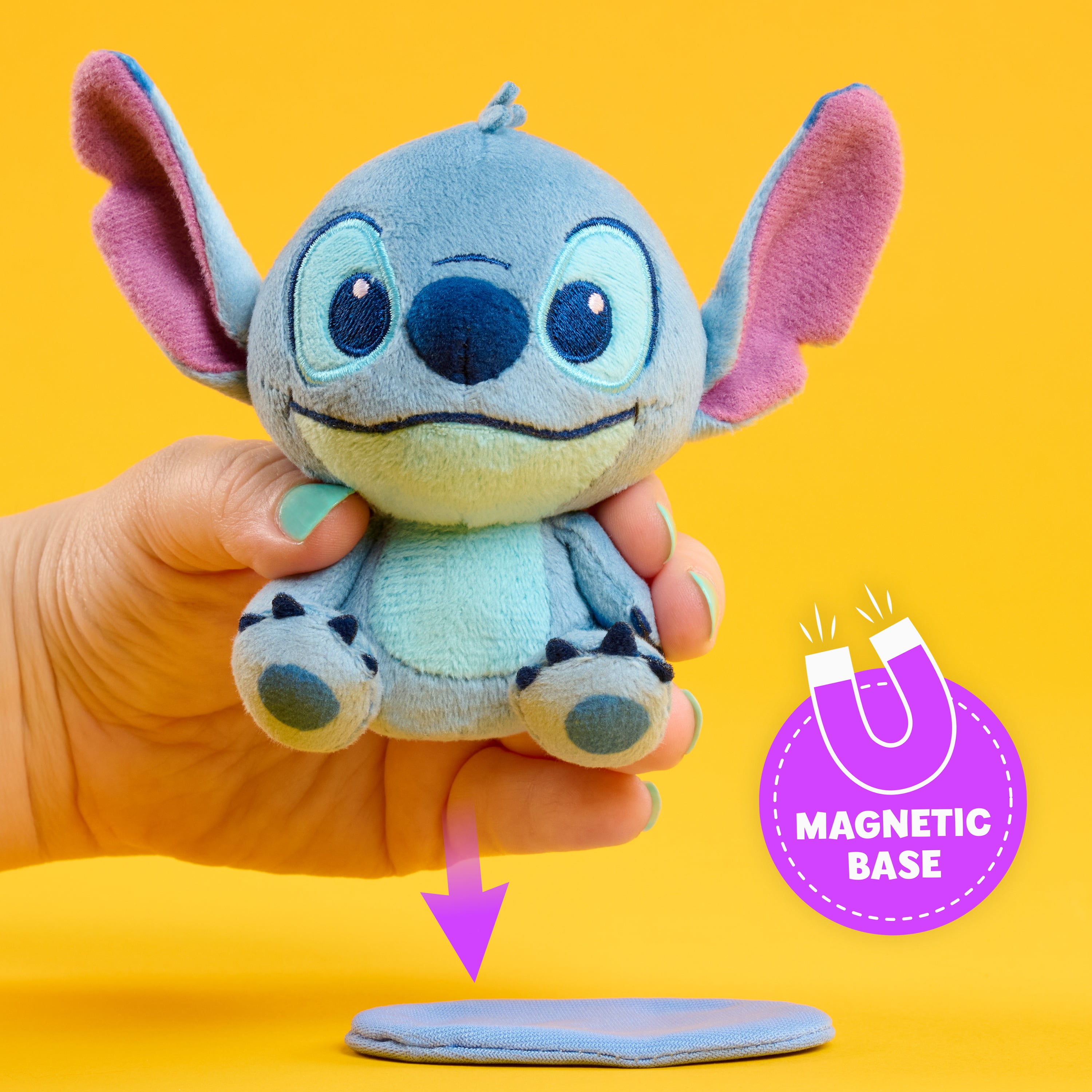 Disney Perch’d 10 cm Shoulder Plush Stitch Stuffed Animal, Wearable Plushie, Toy for Fans & Kids