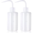 thumbnail image 1 of 2 botellas de agua de 8.5 fl oz, riego suculento, botella de enjuague de seguridad, herramientas de riego, suministros de tatuaje, riego para apretar, lata de lavado (blanco), 1 of 5