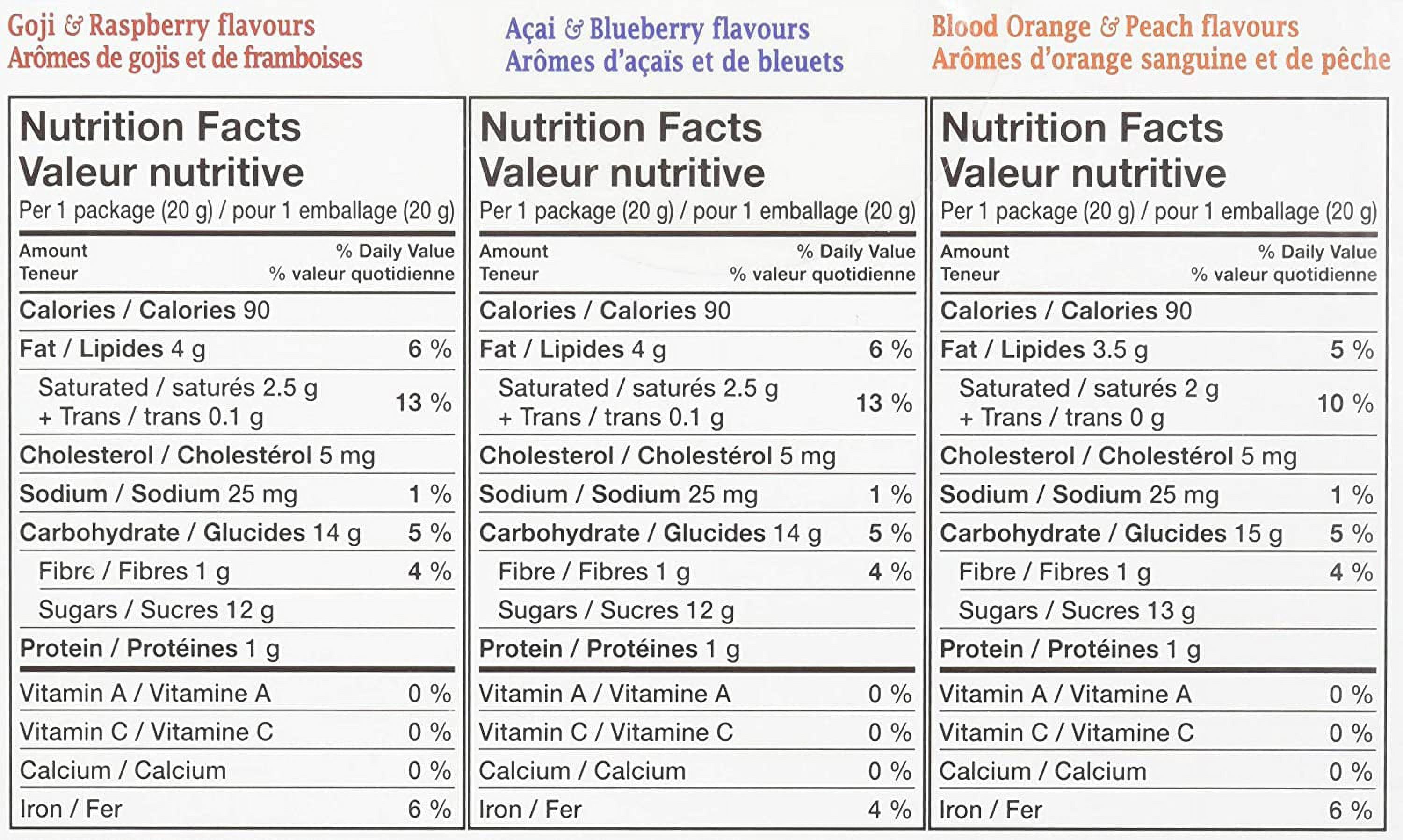 Brookside Dark Chocolate Covered Fruit (40 Count Variety Pack)z, 0.7 ounces