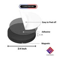 thumbnail image 2 of Round Magnet Discs With Adhesive Backing. Many sizes & pack quantities. Great for Crafts! (3/4 Inch - 750), 2 of 6