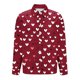thumbnail image 4 of Mujeres Manga Larga Tops Casual Día de San Valentín Impreso Satén Blusa Botón-Arriba Solapa Suéter Top para el Invierno Y la Primavera, 4 of 7