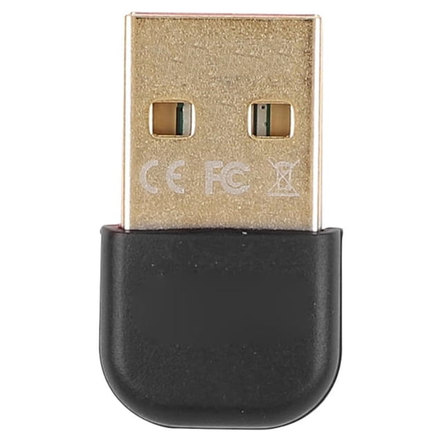 Adaptador Bluetooth USB de 3 Mbps con doble chapado en oro BTA-403 CSR8510 para teléfono móvil y tableta (negro)