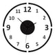 thumbnail image 1 of Reloj de pared acrílico silencioso moderno de 30 x 30 cm, decoración del hogar para restaurante, oficina y comedor., 1 of 9