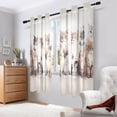 thumbnail image 6 of Cats White Blackout Curtains Thermal Insulation 63 inch Grommet for Bedroom Living Room Bathroom Kitchen Windows 2 Pack, 6 of 6
