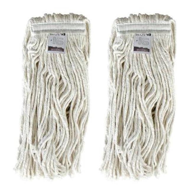 EmscoGroup 6500-2 No. 16, 4-Ply Cotton Mop Head With Cut-Ends, 11 oz. by EmscoGroup