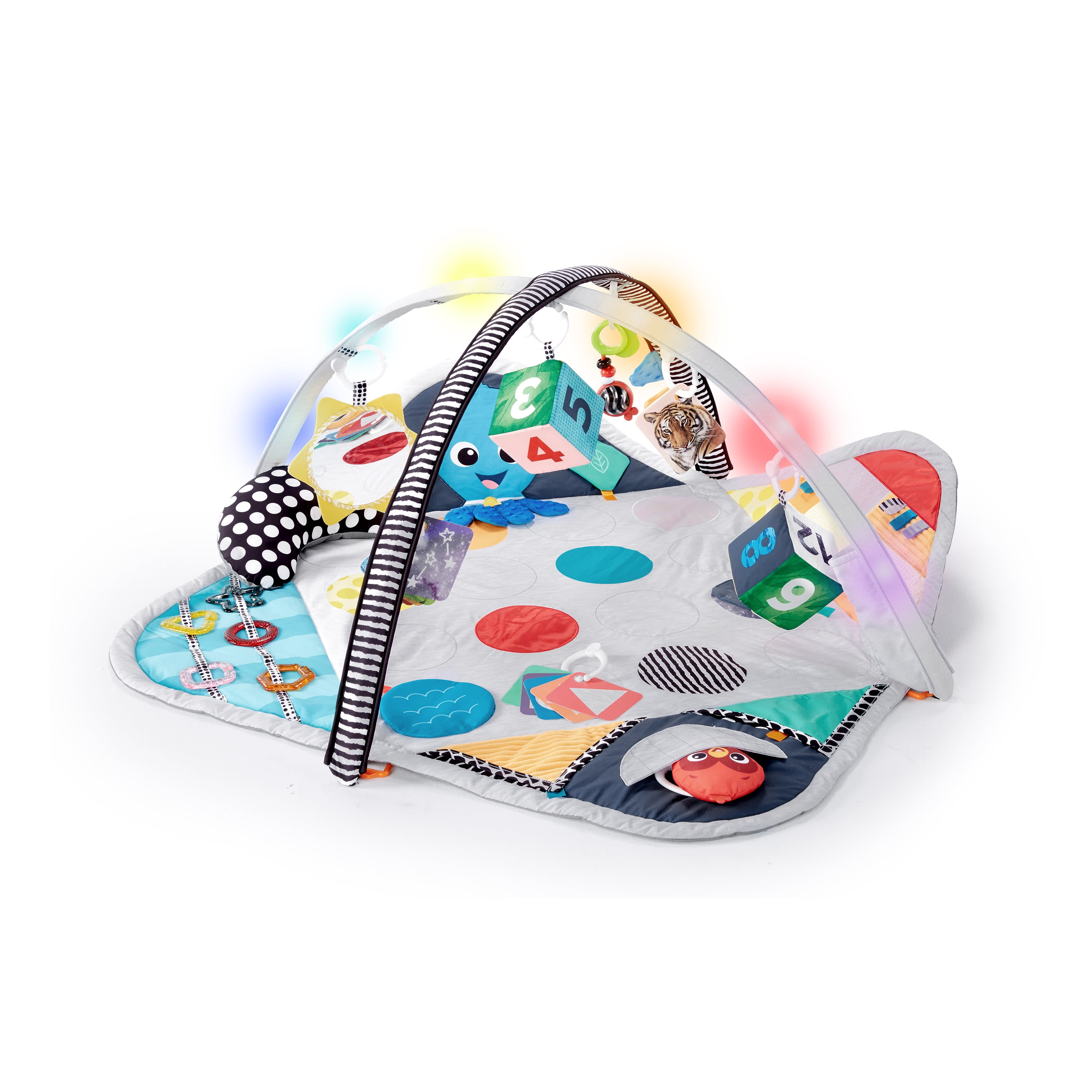Baby Einstein Sensory Play Space Newborn-to-Toddler Discovery Gym and Play Mat, Ages Newborn +