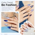 thumbnail image 4 of Set de esmaltes de uñas en gel modelones Blue Collection, 6 colores, 4 of 7