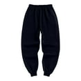 thumbnail image 5 of Huankd Mens Sweat Suits 2 Piece Set Oversized Drawstring Long Sleeve Hoodie Tops Baggy Sweatpants Tracksuit Fall Outfits Navy 3XL, 5 of 8