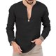 thumbnail image 1 of Blusas y camisas de manga larga con cuello en V Camisa formal con estampado de color para hombre N Blusa y camisa de manga larga con cuello vuelto Blusa para hombre, 1 of 7