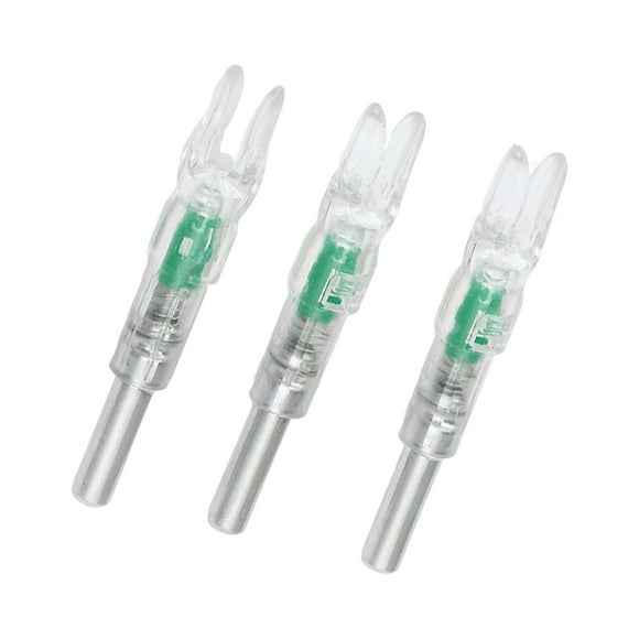Archery Insert Lighted Nock,3PCS Archery Lighted Nocks Archery Lighted Nocks Archery Nock Tail Compact and Lightweight
