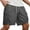 Dark Gray, variant on Mgmyaa Men's Casual 7 Inch Shorts Twill Drawstring Summer Beach Stretch Golf Shorts Cargo Shorts for Men with Pockets