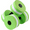 Green, variant on Lightweight Aquatic Exercise Dumbells Set of 2, Water Dumbells Pool Water Aerobics High-Density EVA-Foam Pool Fitness Dumbells