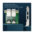 thumbnail image 2 of Dual Ports Mini SAS Internal SFF-8087 to External HD SFF-8088 Sas26P PCI SAS Adapter Card, 2 of 7